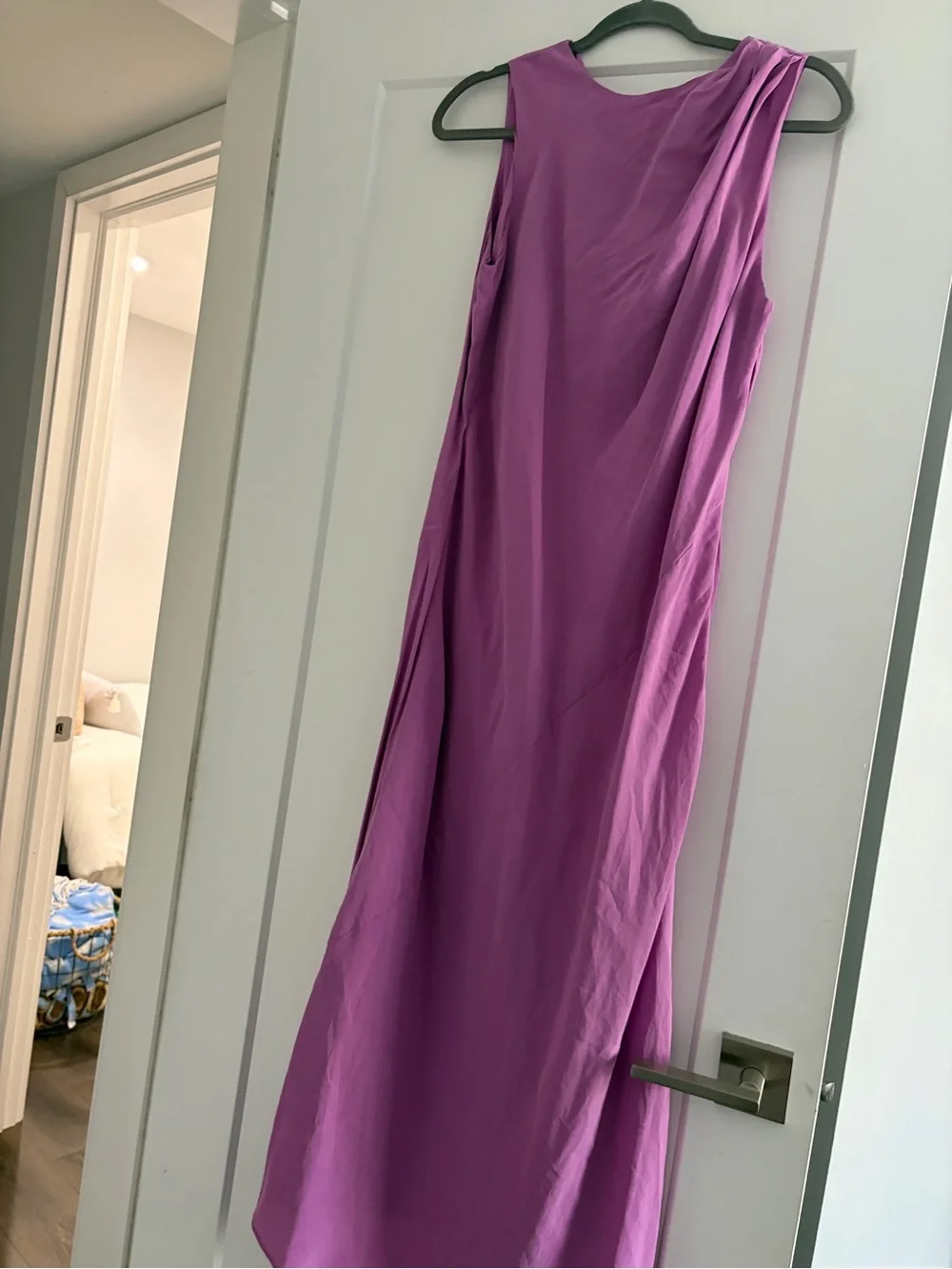 Abercrombie & Fitch Lavender-Pink Halter Maxi Dress